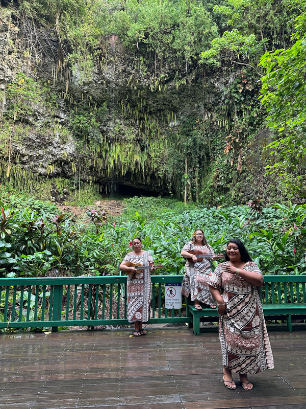 Fern Grotto in East Kauai Island