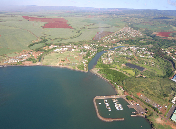 Hanapepe Town in East Kauai Island